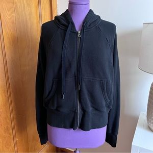 Black aerie zip up hoodie